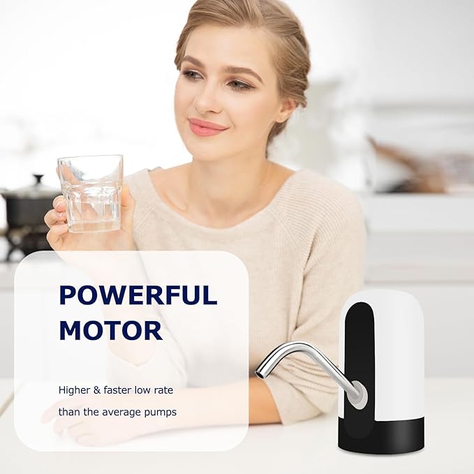 5 Gallon or 3 Gallon Automatic Water Jug Dispenser USB Charging Drinking Water Bottle Pump Portable Electric Water Dispenser